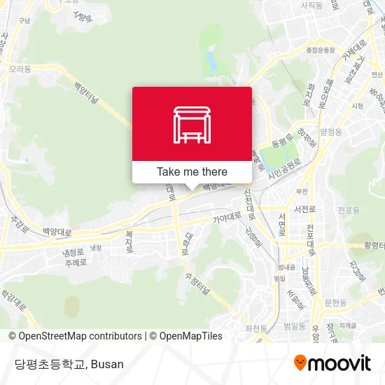 당평초등학교 map