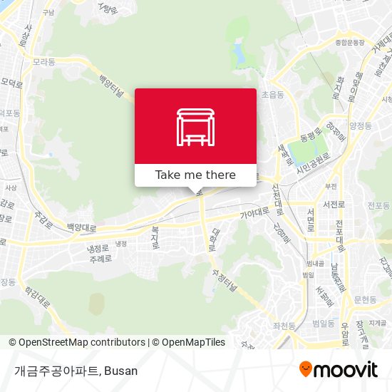 개금주공아파트 map