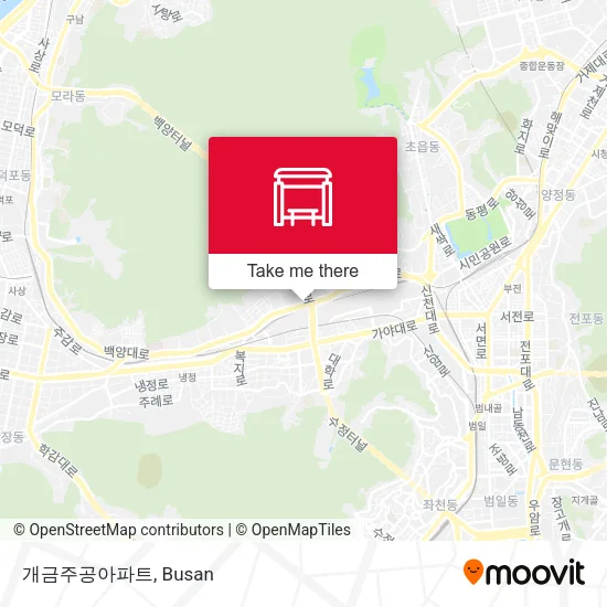 개금주공아파트 map