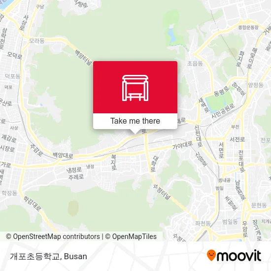 개포초등학교 map