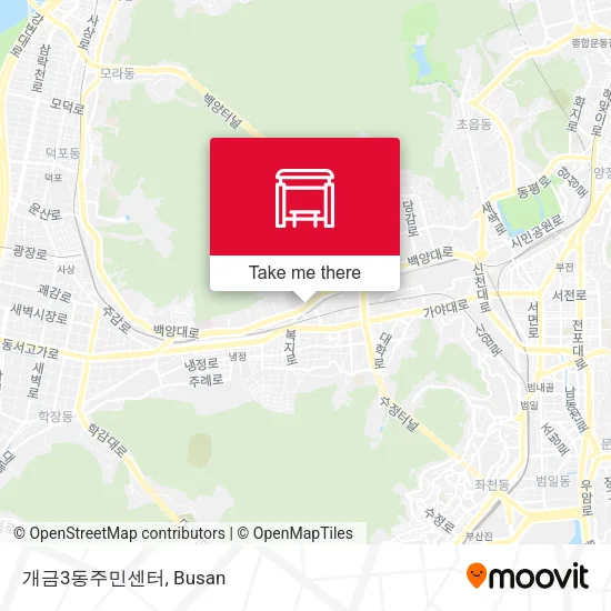 개금3동주민센터 map
