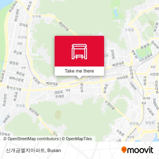 신개금엘지아파트 map