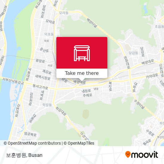 보훈병원 map