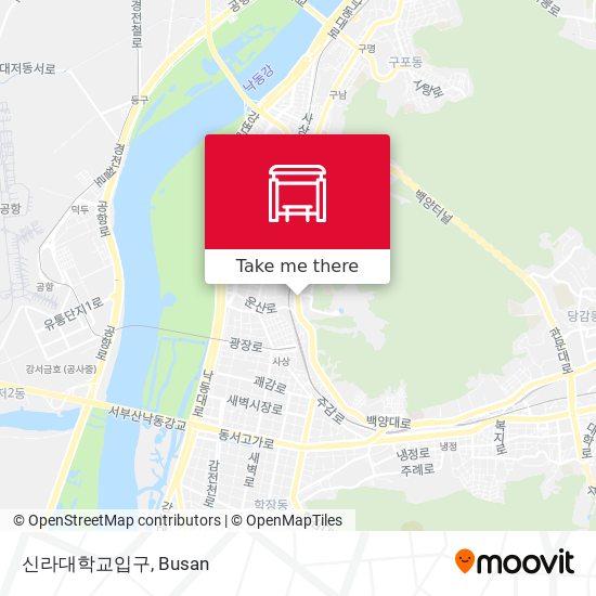 신라대학교입구 map