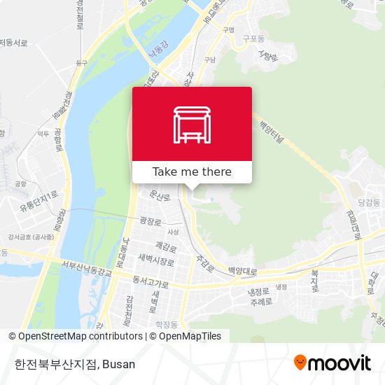 한전북부산지점 map