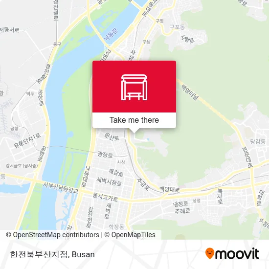 한전북부산지점 map