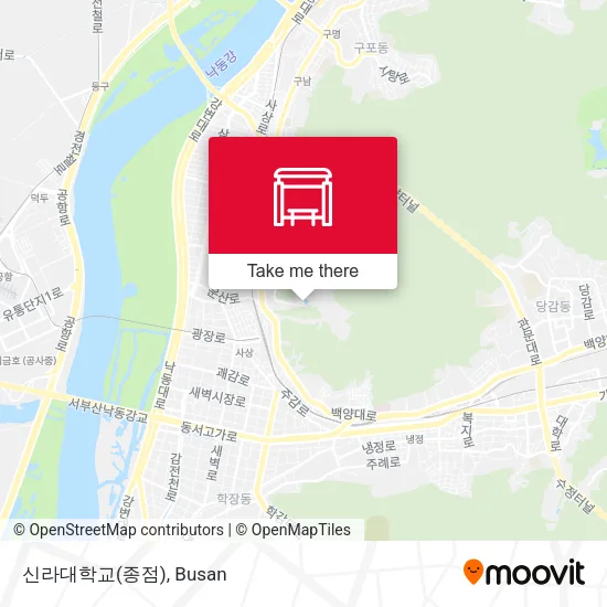신라대학교(종점) map
