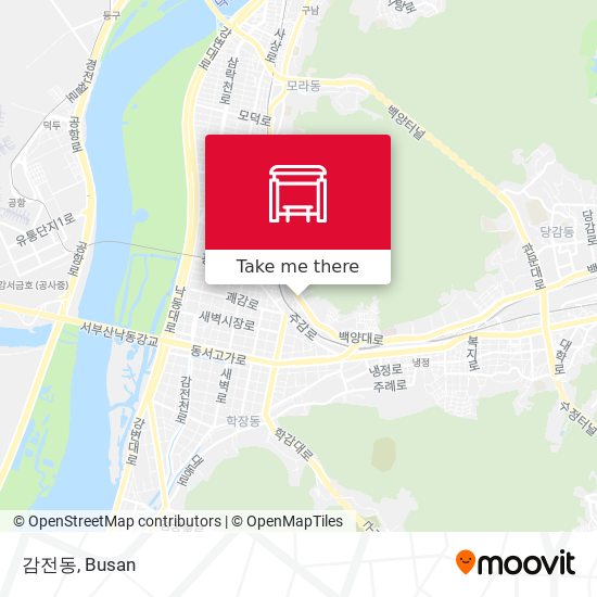 감전동 map