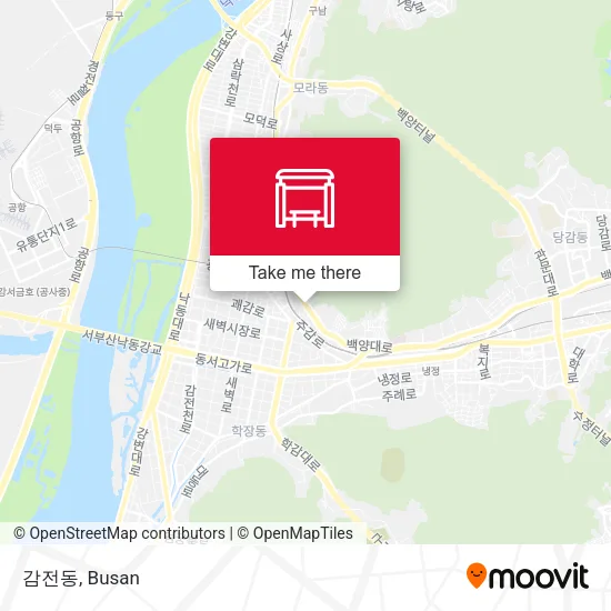 감전동 map