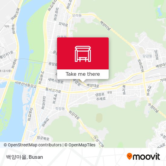 백양마을 map