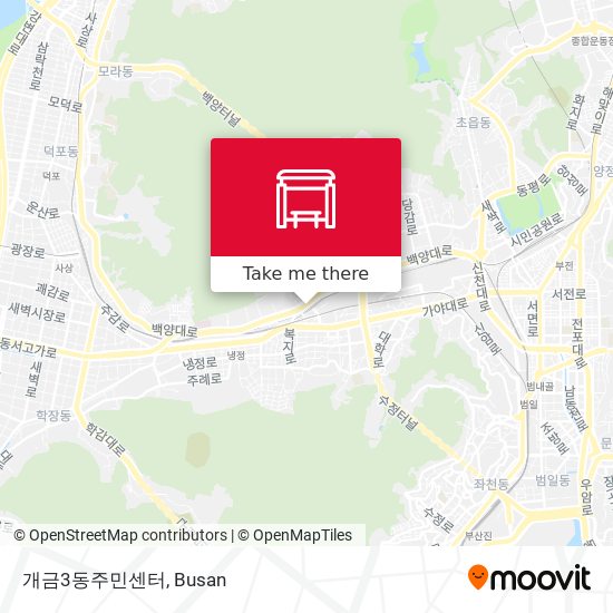 개금3동주민센터 map