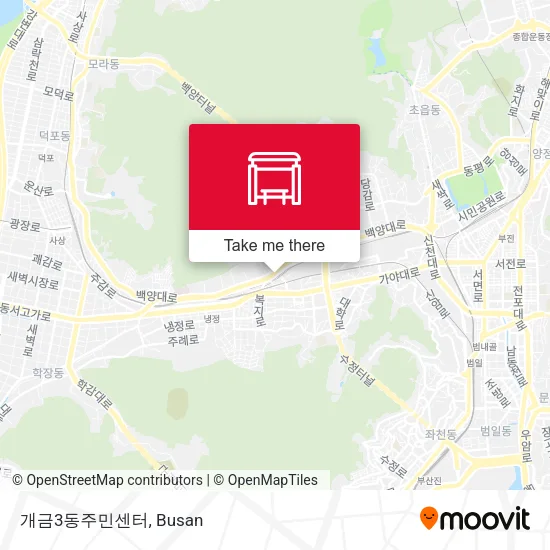 개금3동주민센터 map