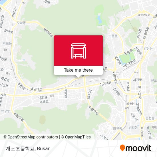 개포초등학교 map