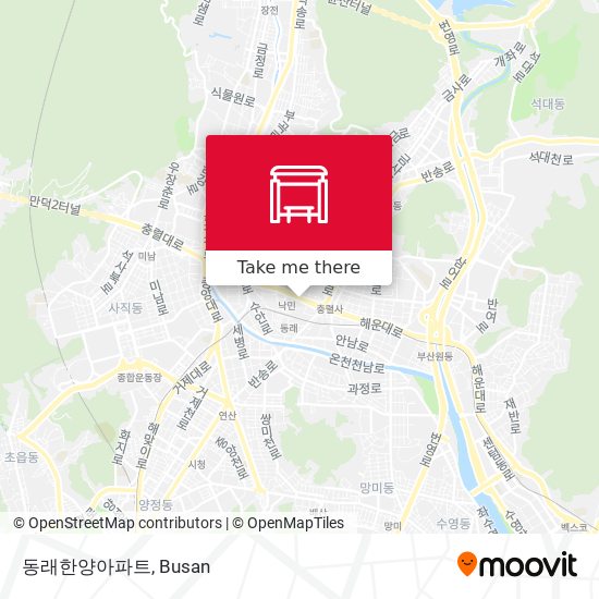 동래한양아파트 map