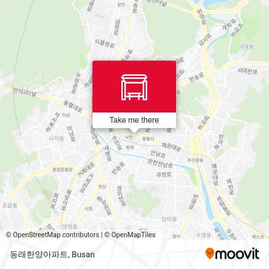 동래한양아파트 map