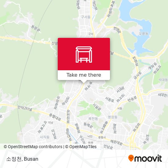 소정천 map