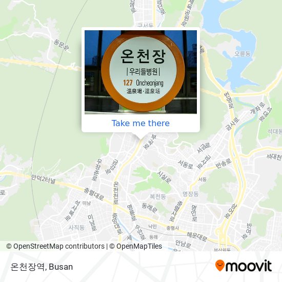 온천장역 map
