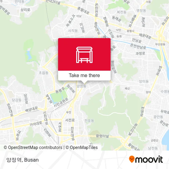 양정역 map