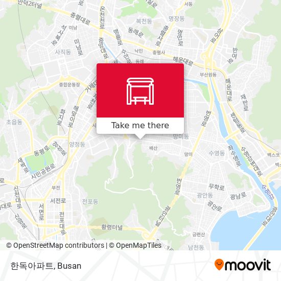 한독아파트 map