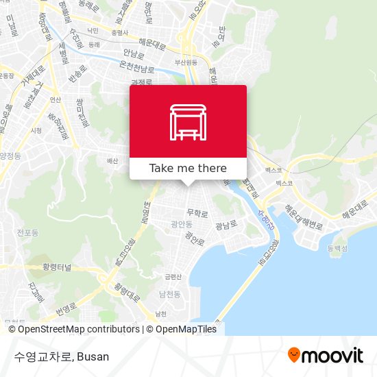 수영교차로 map