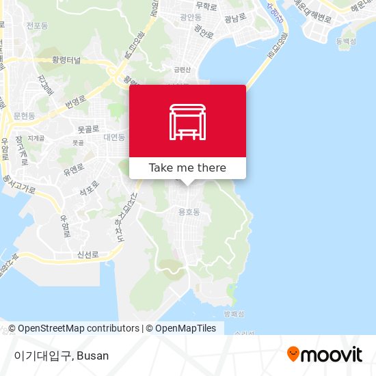 이기대입구 map