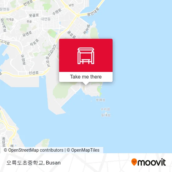 오륙도초중학교 map