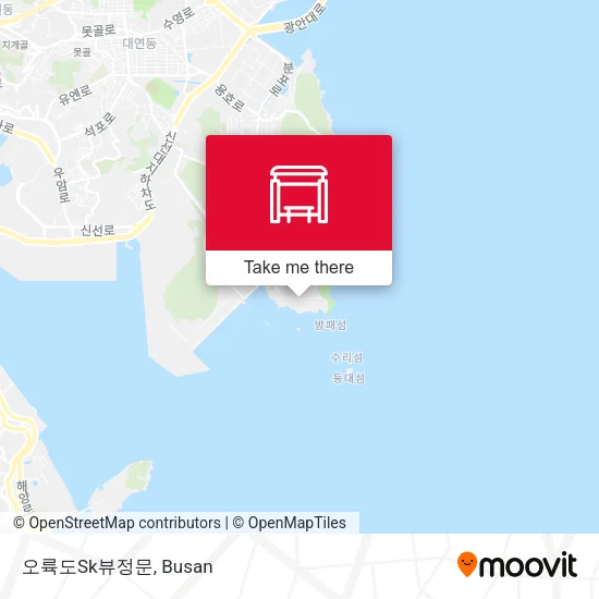 오륙도Sk뷰정문 map