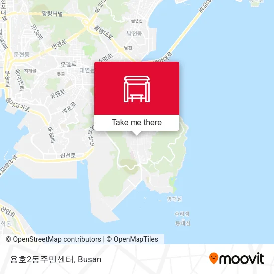 용호2동주민센터 map