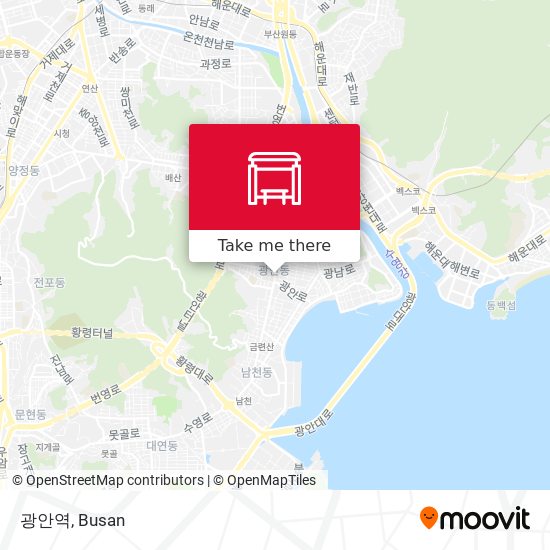 광안역 map