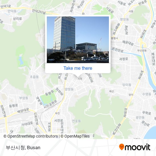 부산시청 map