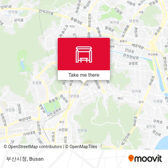 부산시청 map