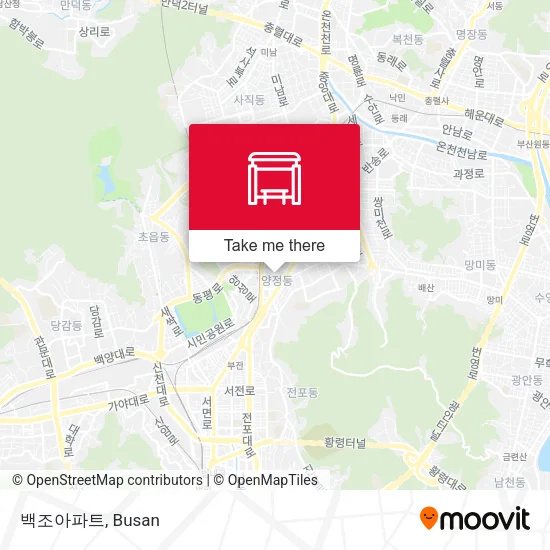 백조아파트 map