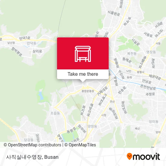 사직실내수영장 map