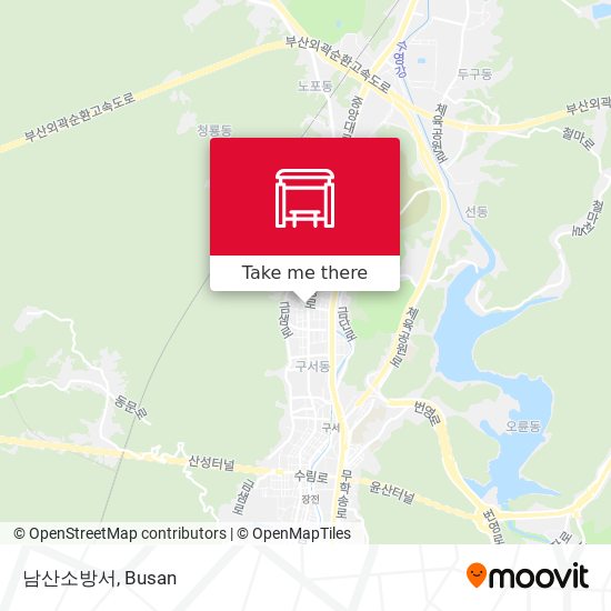 남산소방서 map