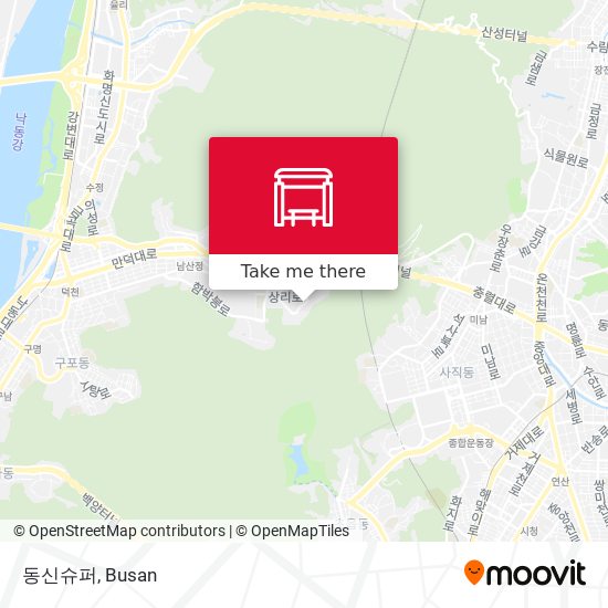 동신슈퍼 map