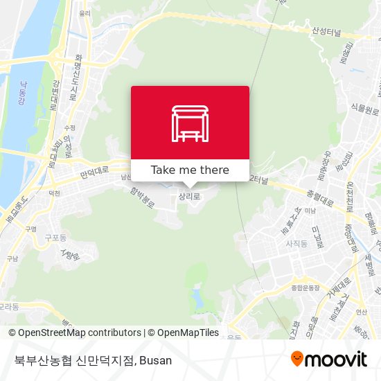 북부산농협 신만덕지점 map