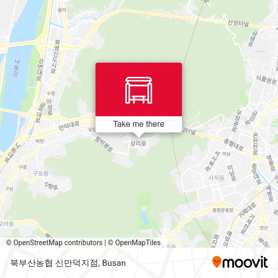북부산농협 신만덕지점 map