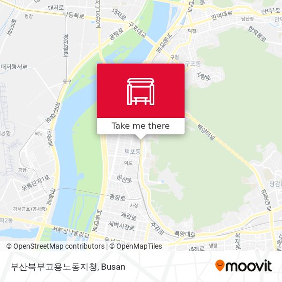 부산북부고용노동지청 map