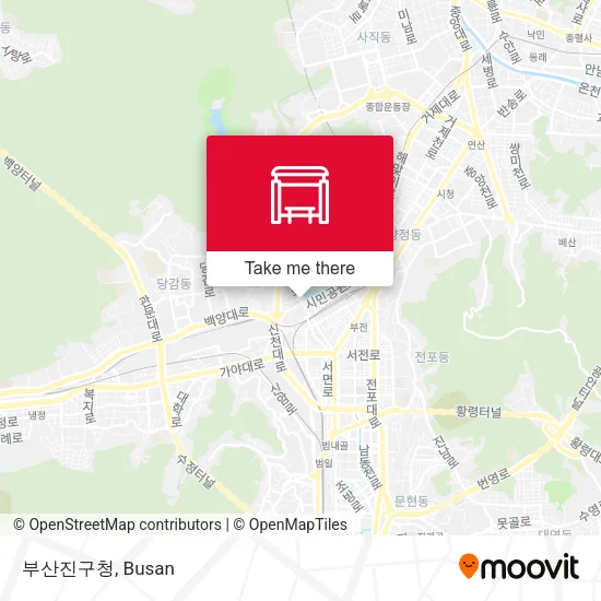 부산진구청 map
