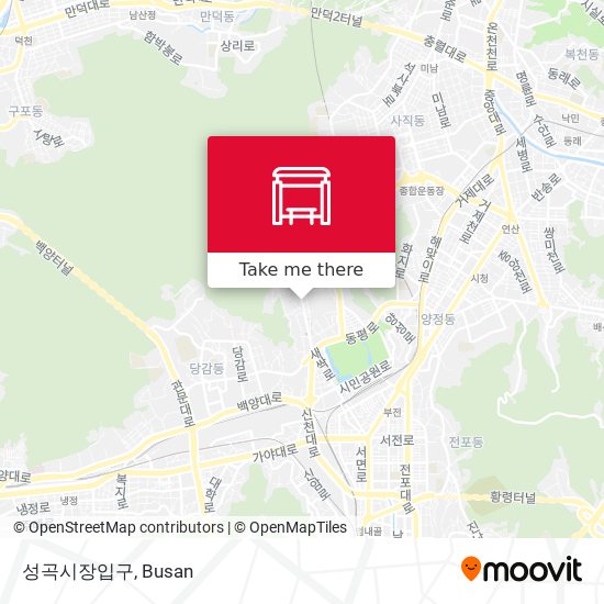 성곡시장입구 map