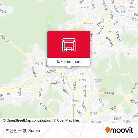 부산진구청 map