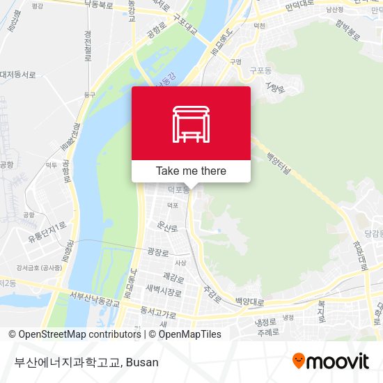 부산에너지과학고교 map