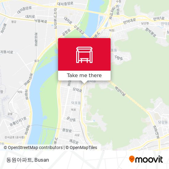 동원아파트 map