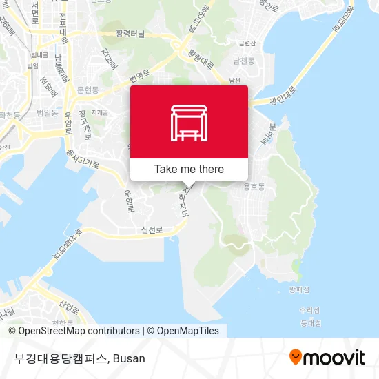 부경대용당캠퍼스 map