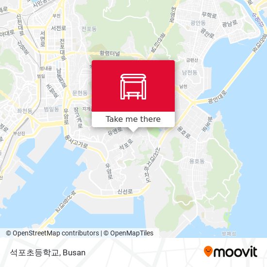 석포초등학교 map