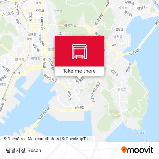 남광시장 map