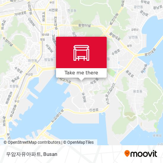 우암자유아파트 map