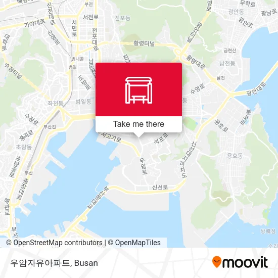 우암자유아파트 map