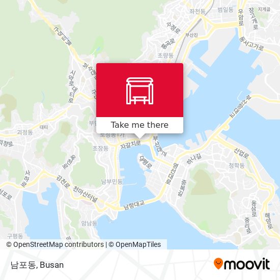 남포동 map