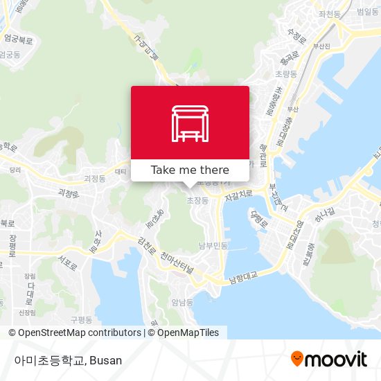 아미초등학교 map